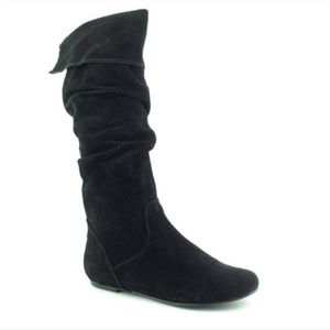 Steve Madden ‘Bonzana’ Black Suede Boot Size 7